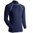 Majestic Relaxed Fit Long Sleeve, Mock Neck - INT C6 NAVY PREMIUM WEIGHT 