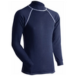 Majestic Relaxed Fit Long Sleeve, Mock Neck - INT C6 NAVY MID-WEIGHT 