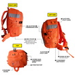 OccuNomix Hi-Viz Breakaway Shoulder Strap Backpack - 6