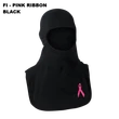 Majestic Fire PRO-X2 Emblem Proximity Firefighter Hood - FI PINK RIBBON BLACK