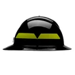 Bullard Full Brim Wildland Helmet - Right Black