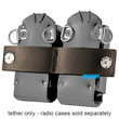 Boston Leather 9135-1 Radio Case Tether