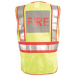 OccuNomix Premium Solid Public Safety Fire Vest back view