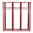 Ready Rack Wall Mounted Red Rack, 20" Compartments