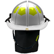 Bullard Traditional Low Rider UST Firefighter Helmet, Super Matte White