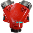 Akron Brass 1262 Clapper Valve Siamese