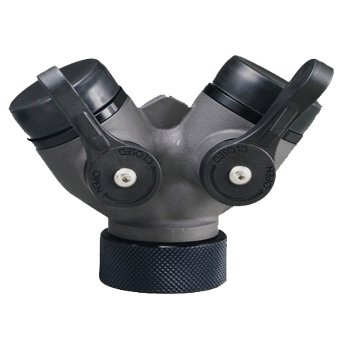 Ally Fire Aluminum Wye 310 used to split fire hose lines on scene