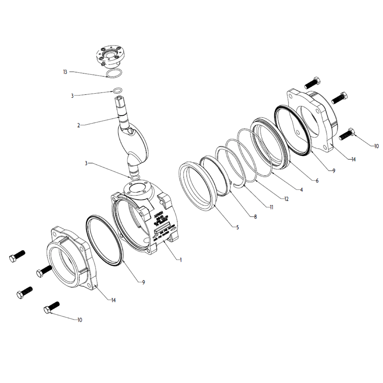 Akron Brass Swing-Out Valve Field Service Kit for Style 8840