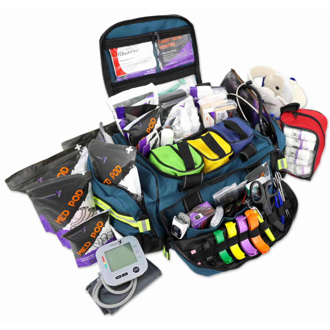 Lightning X Modular Intermediate Trauma Bag w/ Advanced Fill  - navy  Lightning X Modular Intermediate Trauma Bag w/ Advanced Fill  - navy