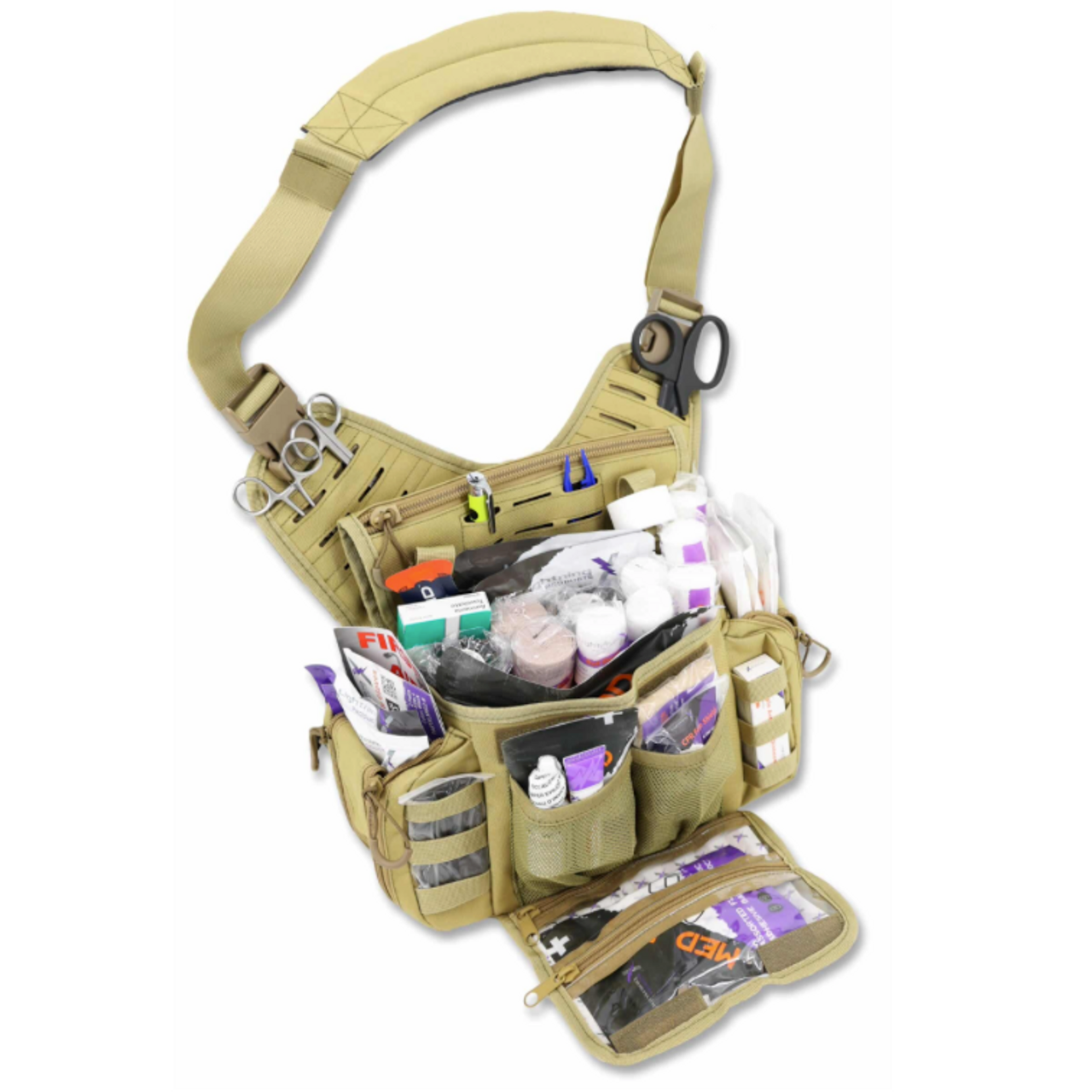 Lightning X TacMed Shoulder Sling w/ Basic Fill Kit A Lightning X TacMed Shoulder Sling w/ Basic Fill Kit A