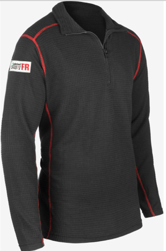 Lakeland High Performance FR Waffle Quarter Zip Jacket side view