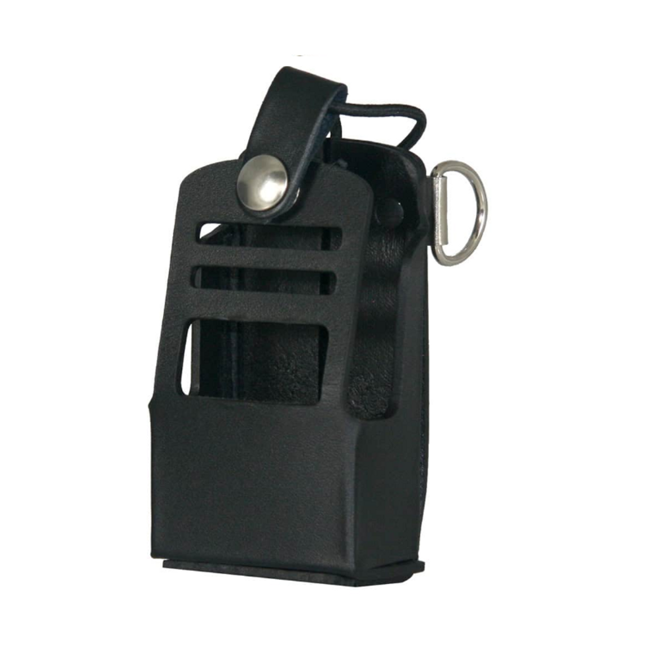 Boston Leather Firefighter Radio Holder for a Motorola EX600XLS with High Window