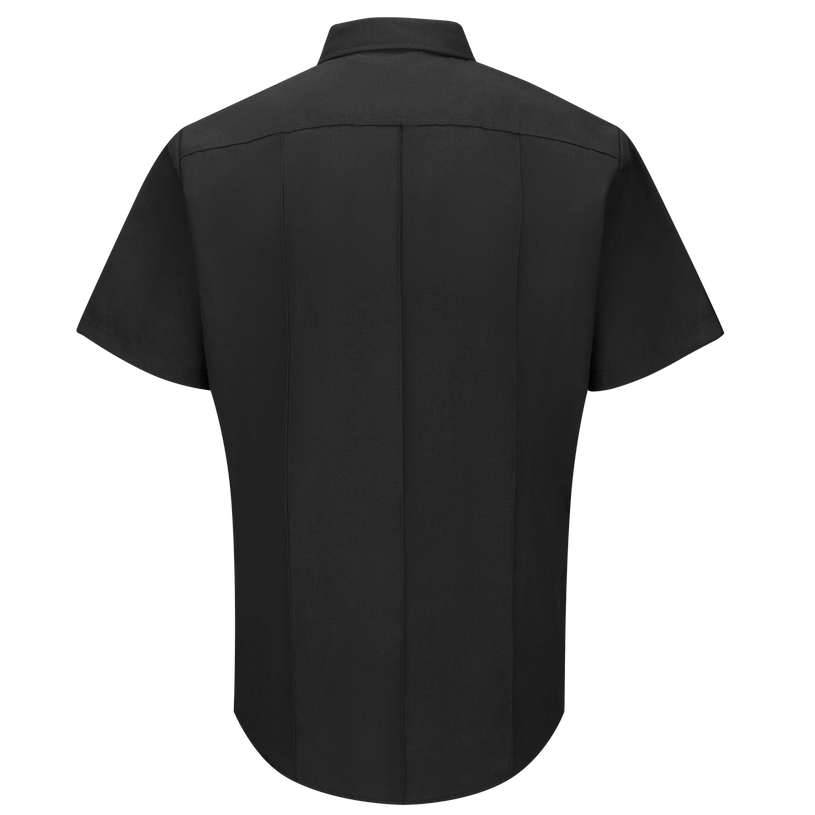 workrite mens classic short sleeve firefighter shirt back in black