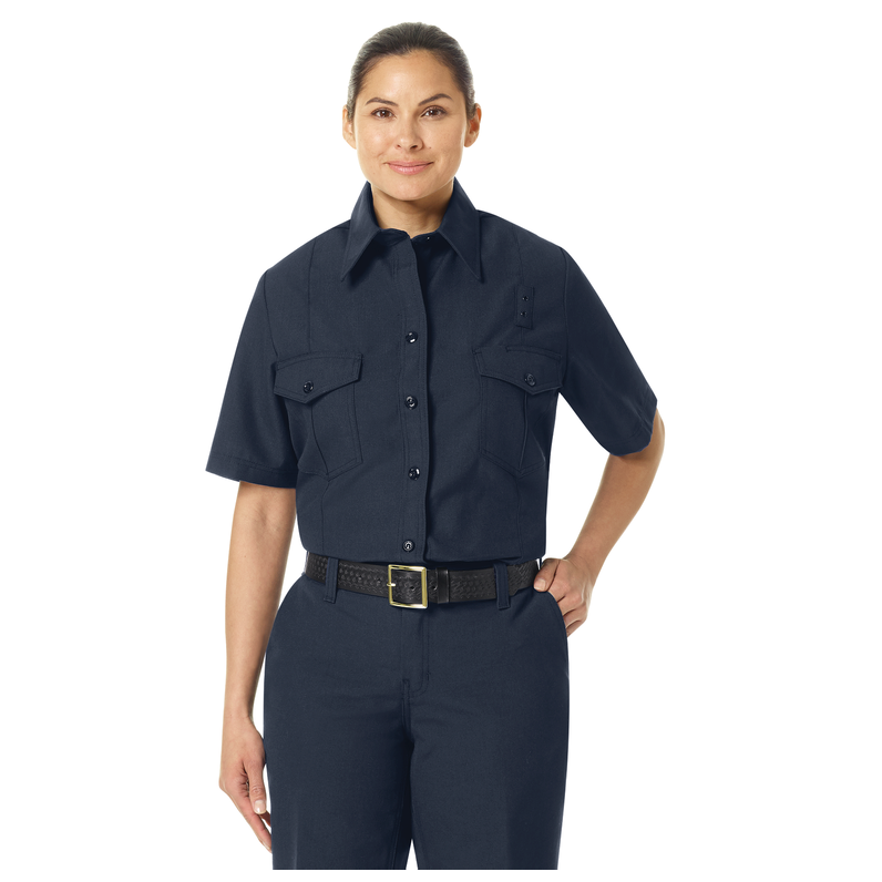 Workrite Women's Short Sleeve Classic Fire Chief Shirt