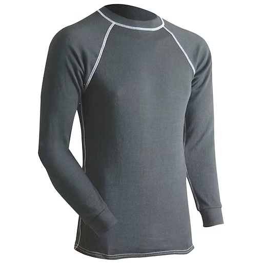 Majestic Relaxed Fit Long Sleeve, Crew Neck - INT C6 GREY PREMIUM WEIGHT