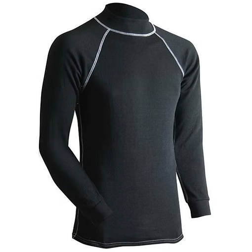 Majestic Relaxed Fit Long Sleeve, Mock Neck -  C6 MAX BLACK