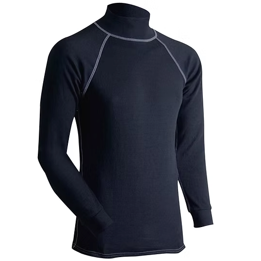 Majestic Relaxed Fit Long Sleeve, Turtle Neck - INT C6 NAVY MID-WEIGHT 