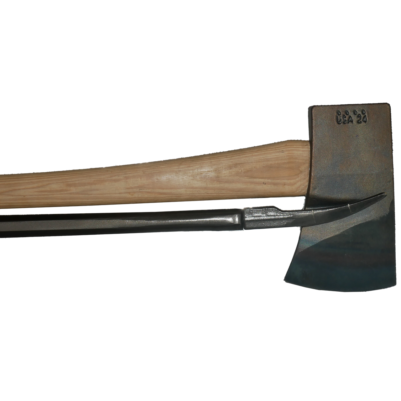 Council Tool FE8-32 Forcible Entry 8lb Flathead Fire Axe w/ Marrying Slot, 32 " Dual-Grip Hickory Handle