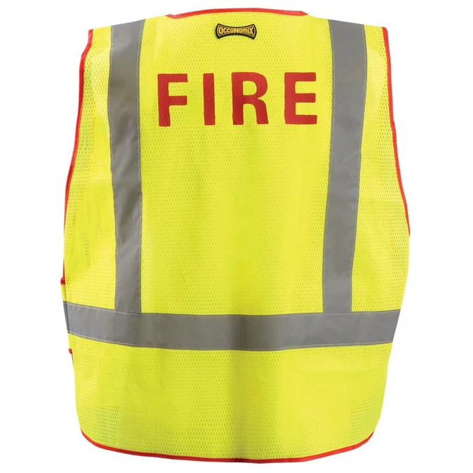 OccuNomix Mesh Public Safety Breakaway Vest WDor, Fire - 1