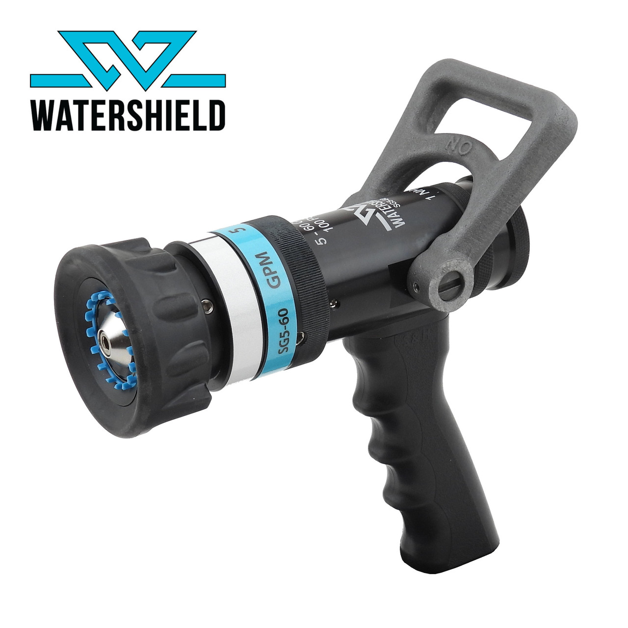 C&S Supply 1 WATERSHIELD Select Gallonage Nozzle, Pistol Grip (5-15-30-45-60)