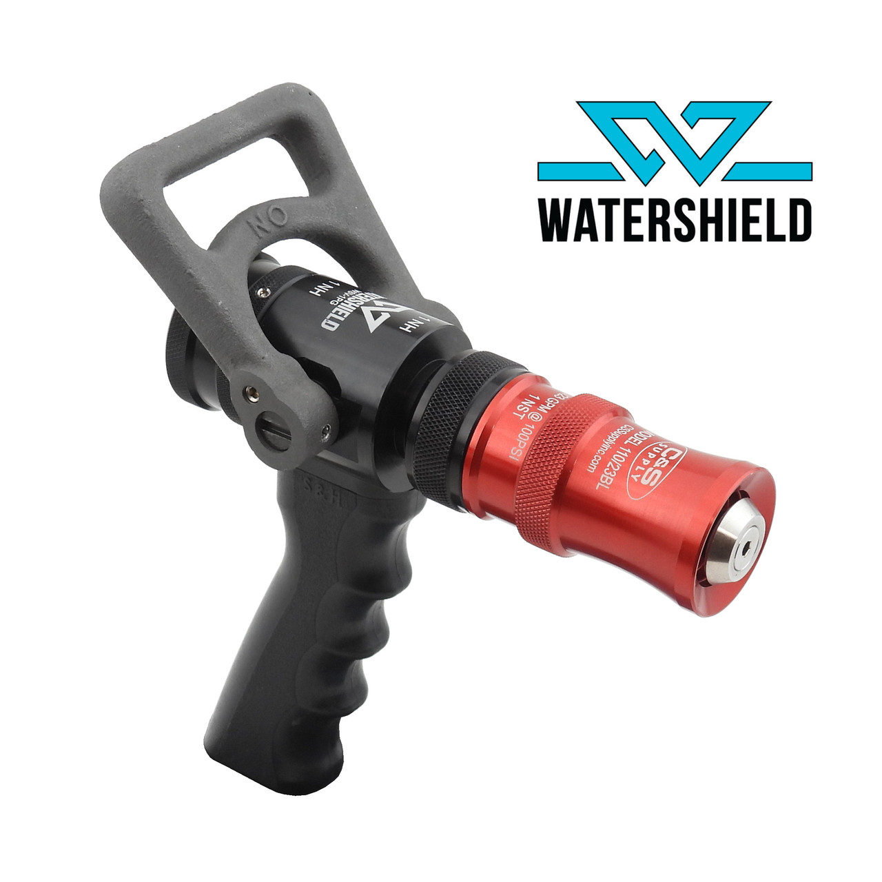 C&S Supply Watershield 1 Dual Flow Nozzle, Pistol Grip (10,23 GPM) - 1