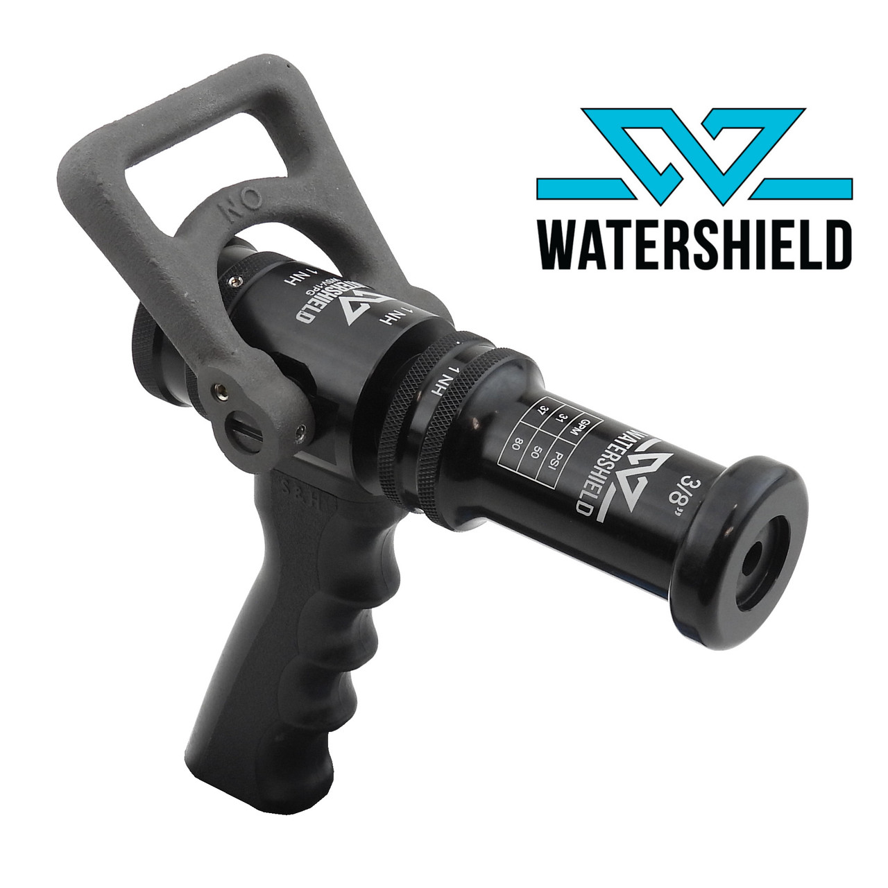 C&S Supply 1 Watershield Smooth Bore Nozzle with Pistol Grip - 1