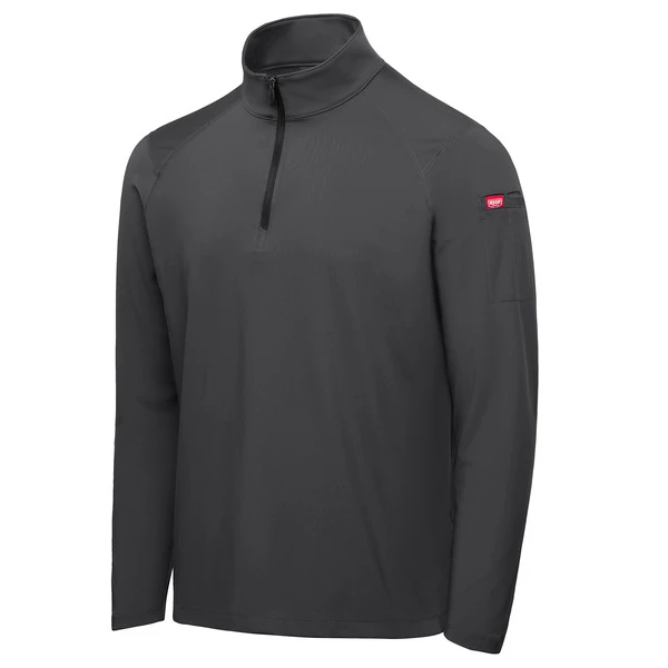 Workrite Men's Performance Quarter Zip Cadet Collar Pullover - 3