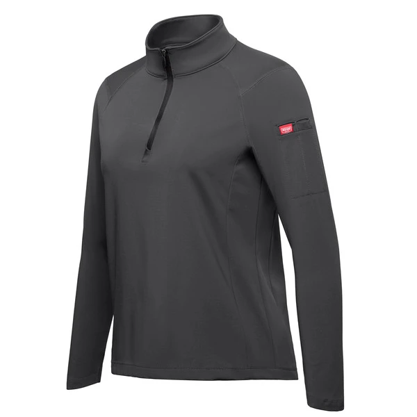 Workrite Women's Performance Quarter Zip Cadet Collar Pullover - 3
