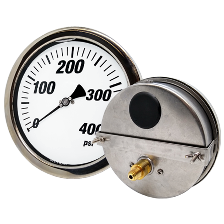 Innovative Controls 6" Stainless Pressure Gauge