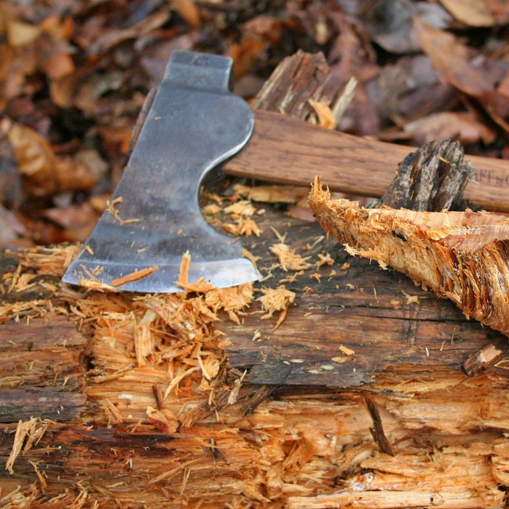 Council Tool 1.7 lbs. Wood-Craft Camp Carver with Leather Mask