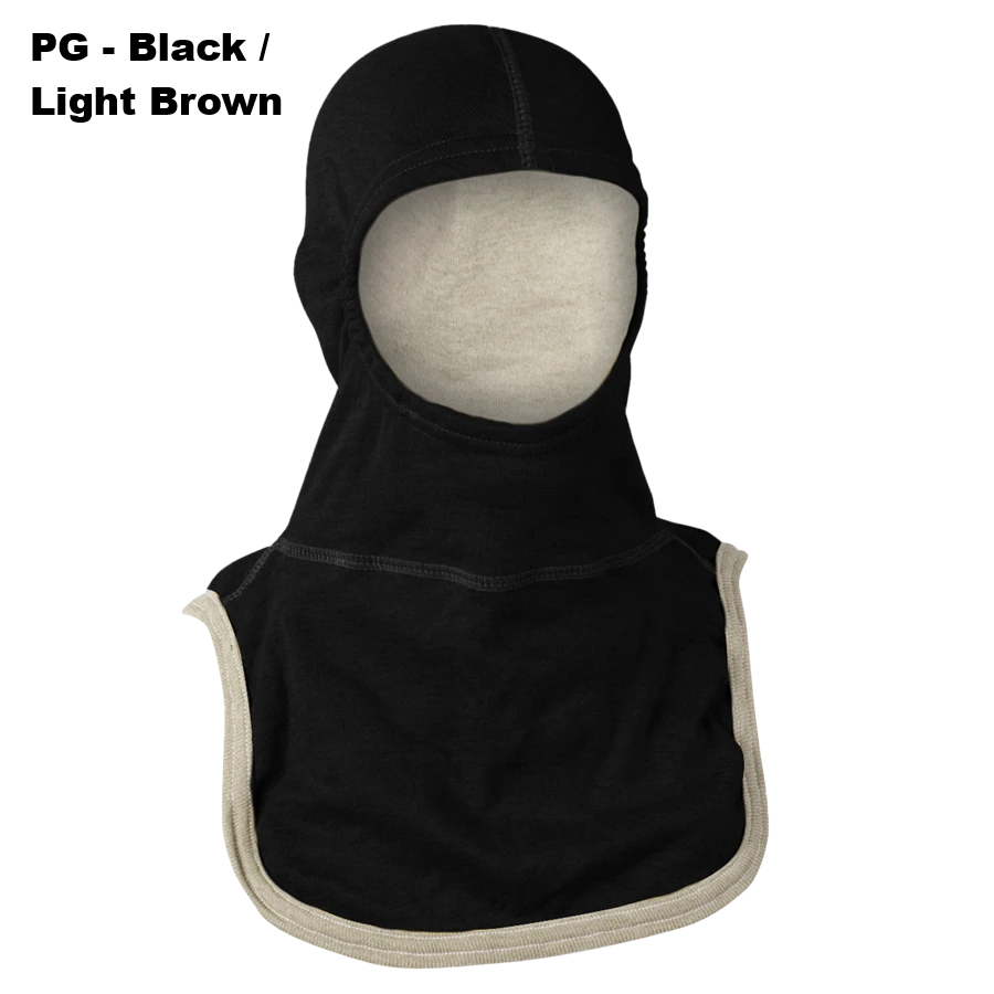 Majestic Fire PRO-X2 Proximity Firefighter Hood - PG Black.Light Brown