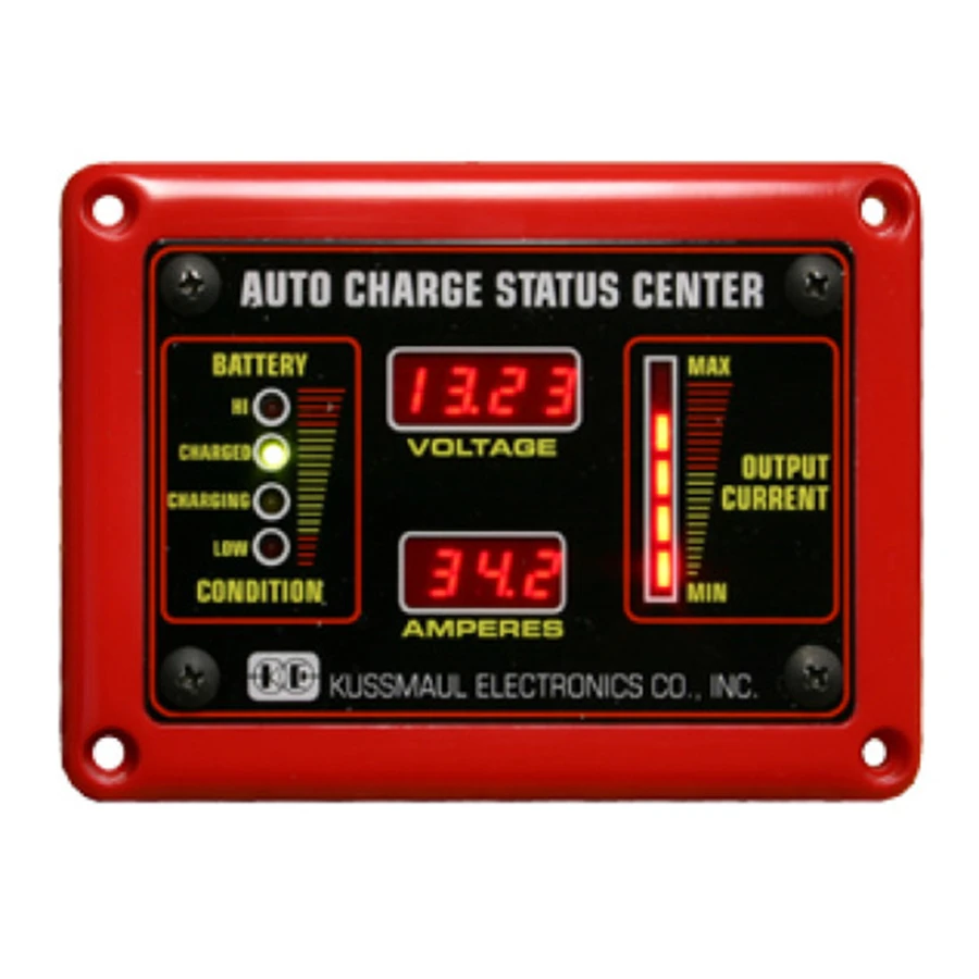 Kussmaul Auto Charge Deluxe Watertight Status Center