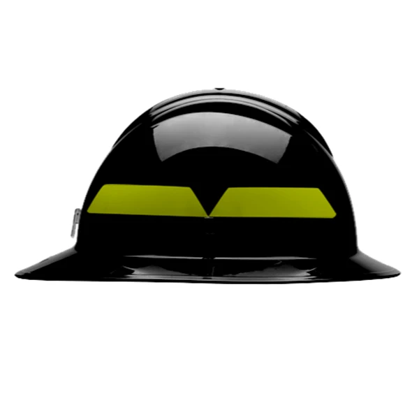Bullard Full Brim Wildland Helmet - Right Black