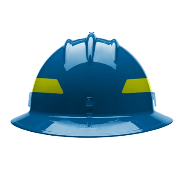 Bullard Full Brim Wildland Helmet - Left Blue