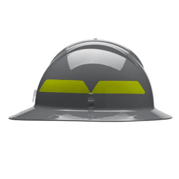 Bullard Full Brim Wildland Helmet - Right Dove Grey