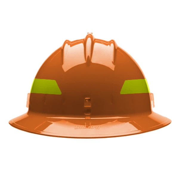 Bullard Full Brim Wildland Helmet - Back Orange