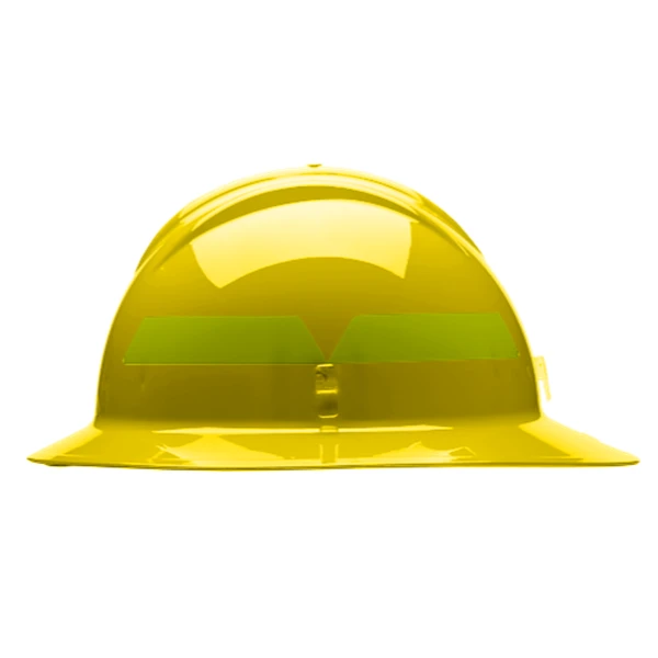Bullard Full Brim Wildland Helmet - Left Yellow