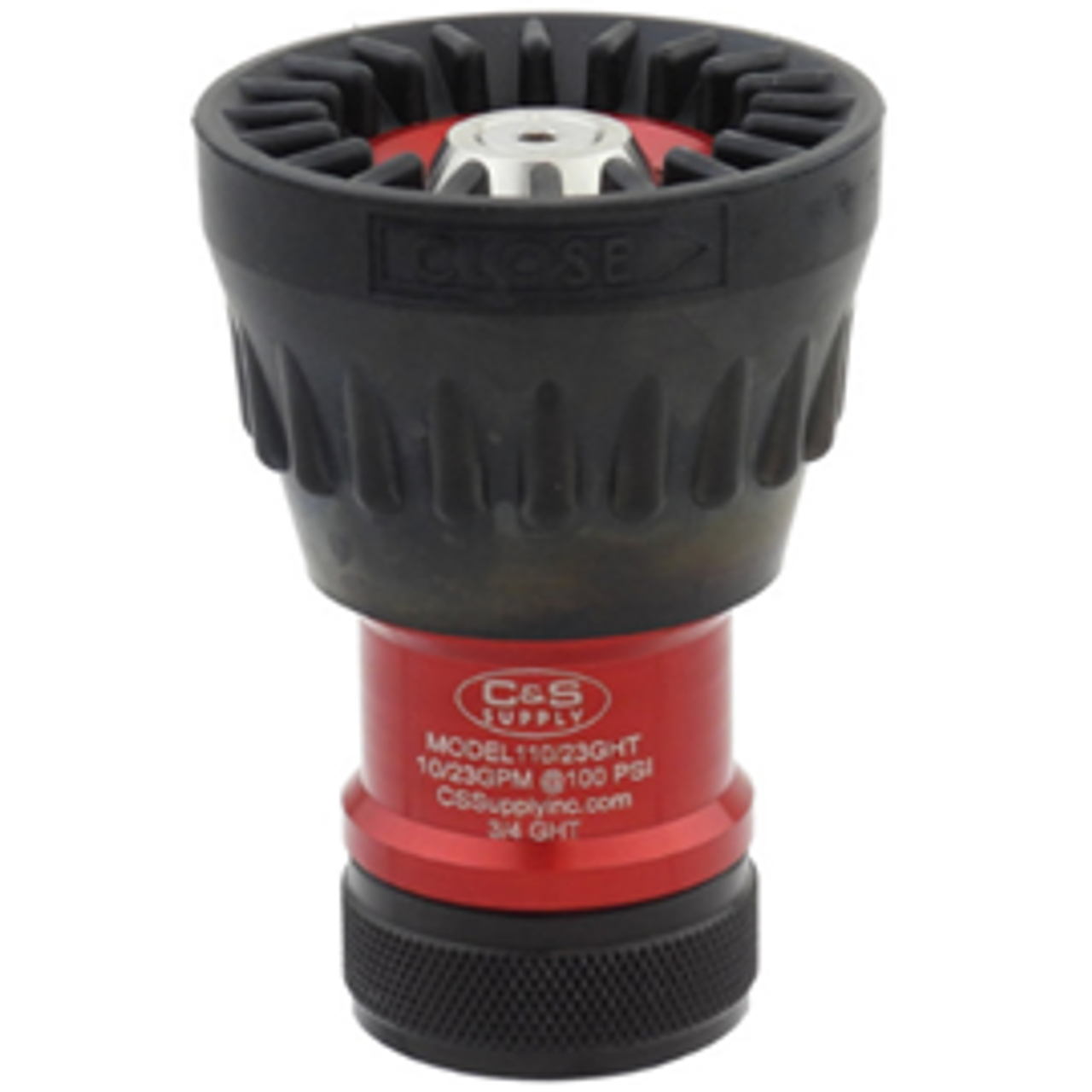 C&S Supply Dual Range 3/4" GHT 10-23 GPM Nozzle