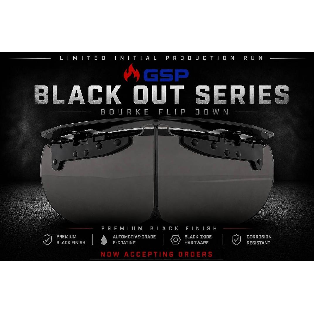 GSP Bourke Eyeshields Black Lens