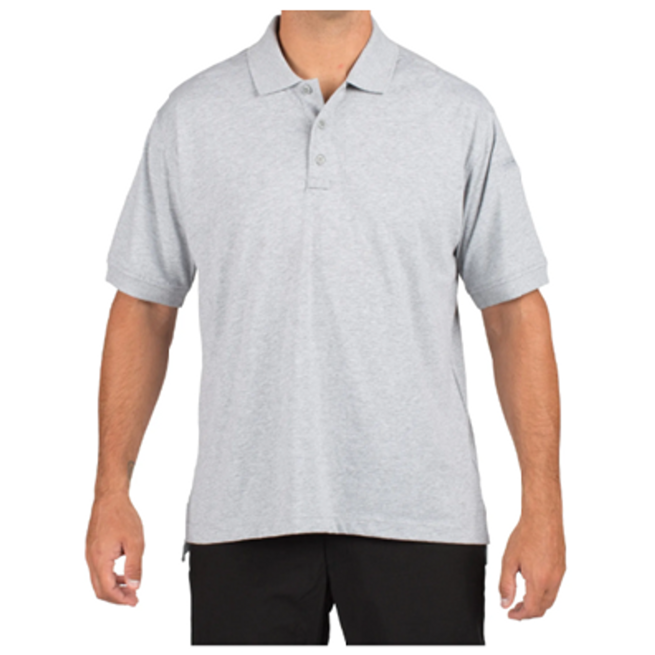 5.11 Tactical Short Sleeve Polo - Heather Gray 