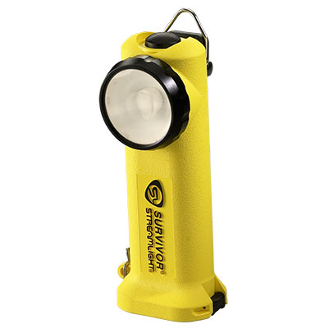 Streamlight Survivor LED イエロー Streamlight Survivor LED Right Angle Flashlight, Alkaline