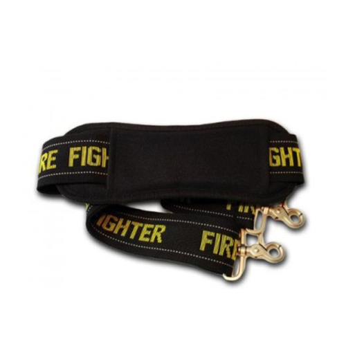 The Lightning X firefighter gear bag with wheels features a fully molded base, retractable handle, and reinforced construction for transporting full turnout gear with ease.