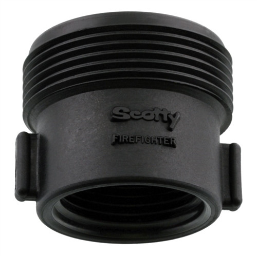 Scotty reducer fitting for firefighting water transfer