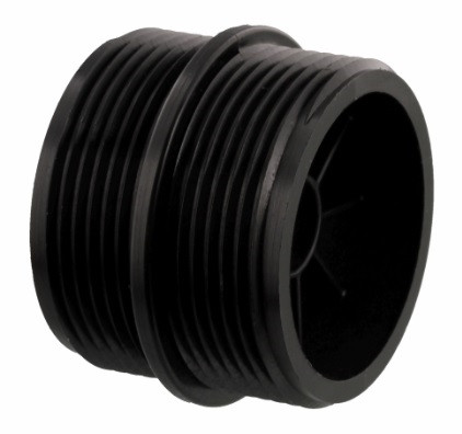 1-1/2 inch Scotty double male coupling for pump and hose setups