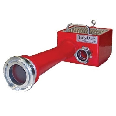 5 inch TurboDraft fire eductor used by firefighters for drafting water from static sources