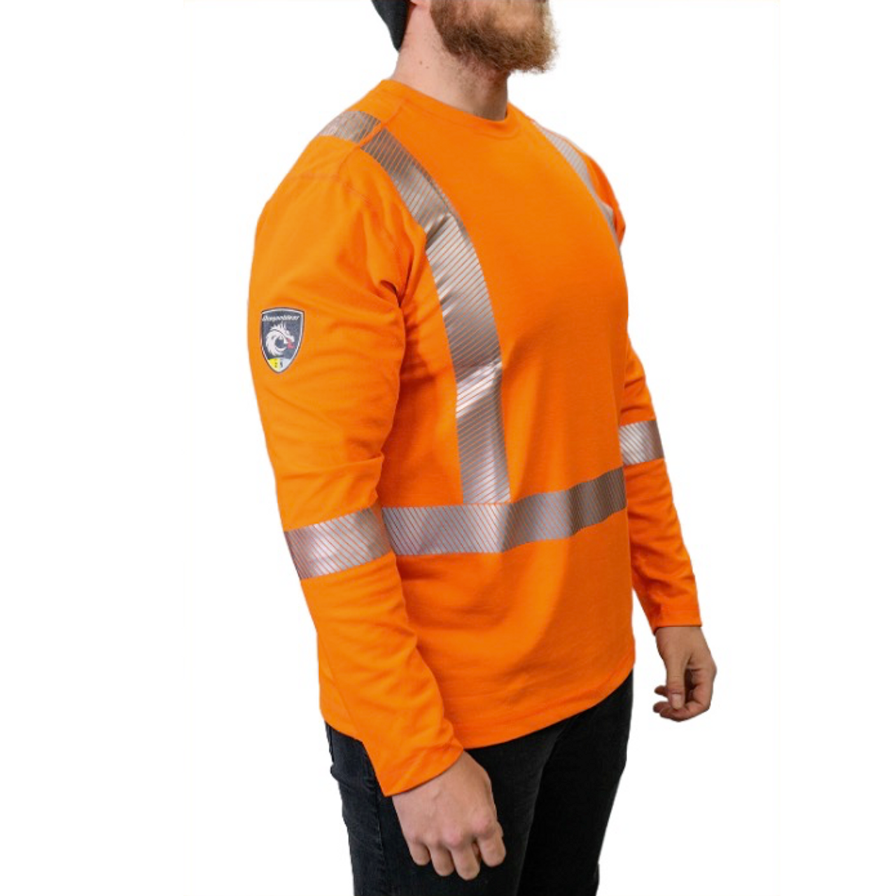 True North Pro Dry Long Sleeve Hi-Vis Orange Shirt True North Pro Dry Long Sleeve Hi-Vis Orange Shirt