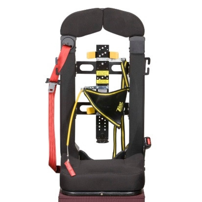 Zico EZ-Out SCBA bracket with ejector spring mounted on fire apparatus