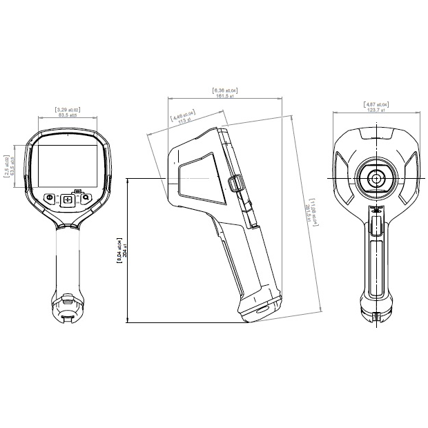 Flir K55 Thermal Imaging Camera dimensions