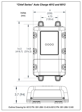 Kussmaul Chief Series Smart Charger 6012