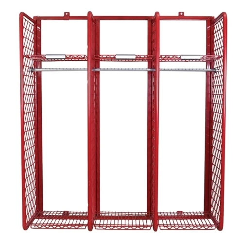 Ready Rack Wall Mounted Red Rack, 20" Compartments